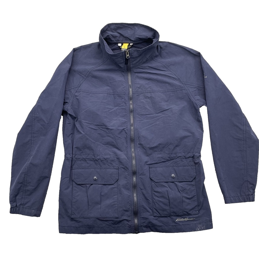 Eddie Bauer Parka Windbreaker Jacket Women Large Travex Gorpcore Outdoor Classic